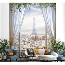 Фотообои на стену расширяющие пространство - Балконы и окна с 3D эффектом. Обои для гостиной, для кухни, для спальни. Размер - 2