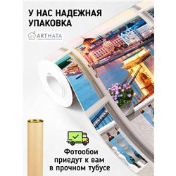 Фотообои на стену расширяющие пространство - Балконы и окна с 3D эффектом. Обои для гостиной, для кухни, для спальни. Размер - 2