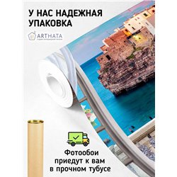 Фотообои на стену расширяющие пространство - Балконы и окна с 3D эффектом. Обои для гостиной, для кухни, для спальни. Размер - 2