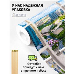 Фотообои на стену расширяющие пространство - Балконы и окна с 3D эффектом. Обои для гостиной, для кухни, для спальни. Размер - 2
