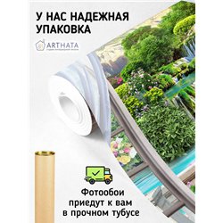 Фотообои на стену расширяющие пространство - Балконы и окна с 3D эффектом. Обои для гостиной, для кухни, для спальни. Размер - 2