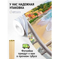Фотообои на стену расширяющие пространство - Балконы и окна с 3D эффектом. Обои для гостиной, для кухни, для спальни. Размер - 2