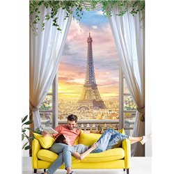 Фотообои на стену расширяющие пространство - Балконы и окна с 3D эффектом. Обои для гостиной, для кухни, для спальни. Размер - 2