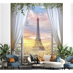 Фотообои на стену расширяющие пространство - Балконы и окна с 3D эффектом. Обои для гостиной, для кухни, для спальни. Размер - 2