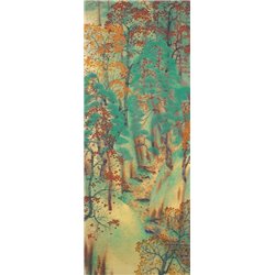 Йокояма Тайкан «Путь в Отаго» - Модульная картины, Репродукции, Декоративные панно, Декор стен