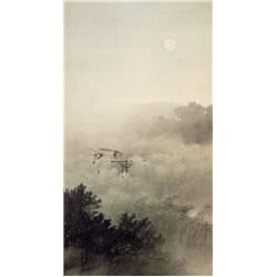 Каваи Гиокудо «Лунный вечер» - Модульная картины, Репродукции, Декоративные панно, Декор стен