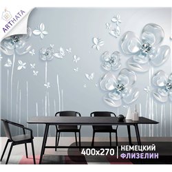 Фотообои для интерьера - 400х270см из 4х полос. Обои для стен, оформление спальни, детской комнаты, кухни, гостинной.