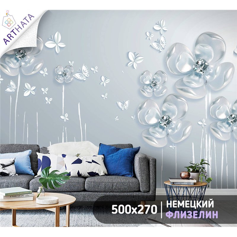 Фотообои для интерьера - 500х270см из 5и полос. Обои для стен, оформление спальни, детской комнаты, кухни, гостинной.