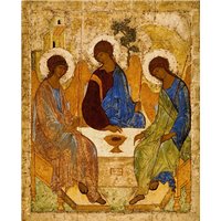 Картина Андрея Рублева «Троица»