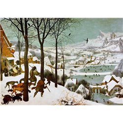Охотники на снегу - Модульная картины, Репродукции, Декоративные панно, Декор стен