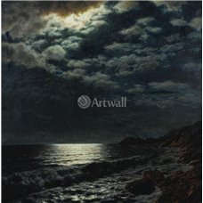 Картина на холсте по фото Модульные картины Печать портретов на холсте Лунное море