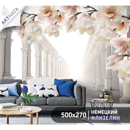 Фотообои для интерьера - 500х270см из 5и полос. Обои для стен, оформление спальни, детской комнаты, кухни, гостинной.
