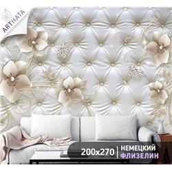 Фотообои для интерьера - 200х270см из 2х полос. Обои для стен, оформление спальни, детской комнаты, кухни, гостинной.