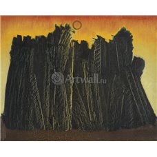 Картина на холсте по фото Модульные картины Печать портретов на холсте Лес и солнце или закат солнца