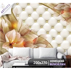Фотообои для интерьера - 200х270см из 2х полос. Обои для стен, оформление спальни, детской комнаты, кухни, гостинной.