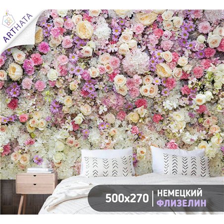 Фотообои для интерьера - 500х270см из 5и полос. Обои для стен, оформление спальни, детской комнаты, кухни, гостинной.