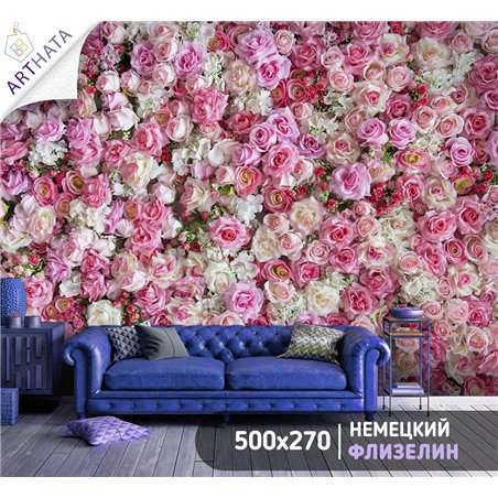 Фотообои для интерьера - 500х270см из 5и полос. Обои для стен, оформление спальни, детской комнаты, кухни, гостинной.