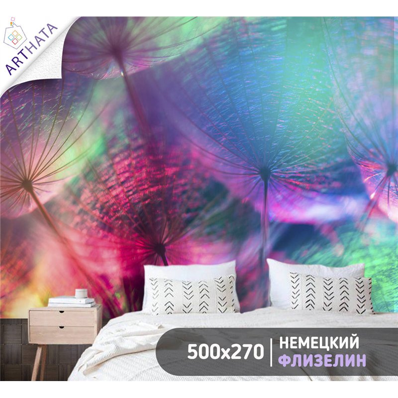 Фотообои для интерьера - 500х270см из 5и полос. Обои для стен, оформление спальни, детской комнаты, кухни, гостинной.