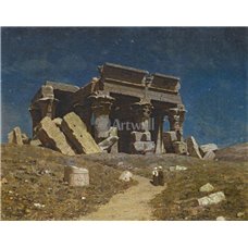 Картина на холсте по фото Модульные картины Печать портретов на холсте Разрушенный храм Ком Омбо, Египет