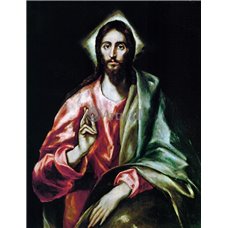 Картина на холсте по фото Модульные картины Печать портретов на холсте Христос благословляющий