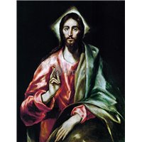 Портреты картины репродукции на заказ - Христос благословляющий