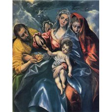Картина на холсте по фото Модульные картины Печать портретов на холсте Святое семейство с Марией Магдалиной