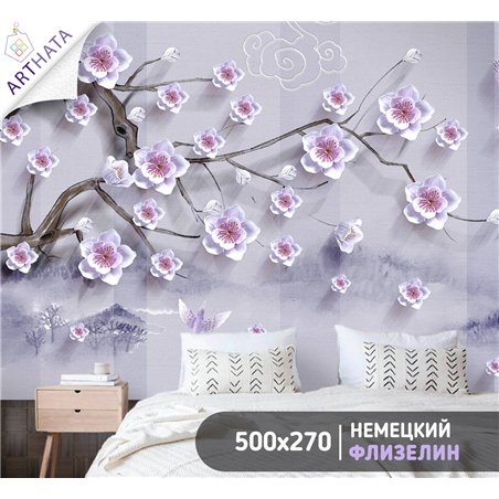 Фотообои для интерьера - 500х270см из 5и полос. Обои для стен, оформление спальни, детской комнаты, кухни, гостинной.
