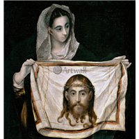 Портреты картины репродукции на заказ - Св Вероника с платом