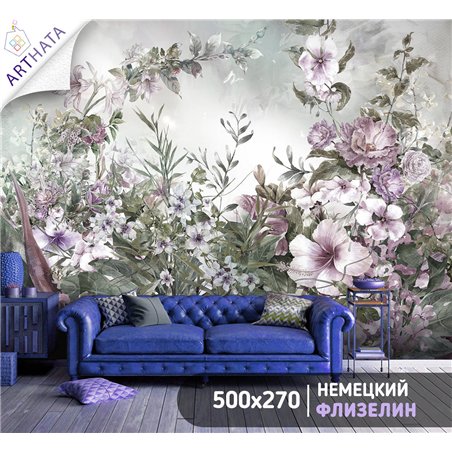 Фотообои для интерьера - 500х270см из 5и полос. Обои для стен, оформление спальни, детской комнаты, кухни, гостинной.