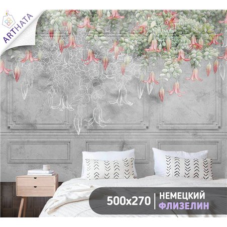 Фотообои для интерьера - 500х270см из 5и полос. Обои для стен, оформление спальни, детской комнаты, кухни, гостинной.