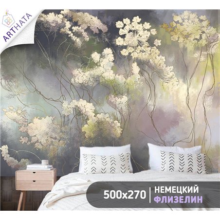 Фотообои для интерьера - 500х270см из 5и полос. Обои для стен, оформление спальни, детской комнаты, кухни, гостинной.