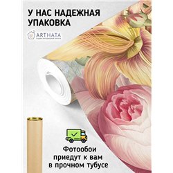 Фотообои для интерьера - 300х270см из 3х полос. Обои для стен, оформление спальни, детской комнаты, кухни, гостинной.
