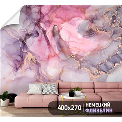 Фотообои для интерьера - 400х270см из 4х полос. Обои для стен, оформление спальни, детской комнаты, кухни, гостинной.