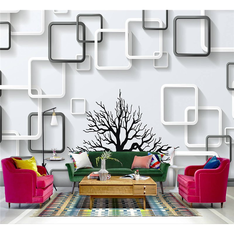 Фотообои для интерьера - 300х270см из 3х полос. Обои для стен, оформление спальни, детской комнаты, кухни, гостинной.