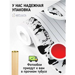 Фотообои для интерьера - 300х270см из 3х полос. Обои для стен, оформление спальни, детской комнаты, кухни, гостинной.