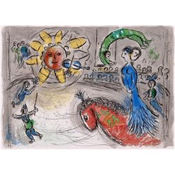 Солнце с красной лошадью