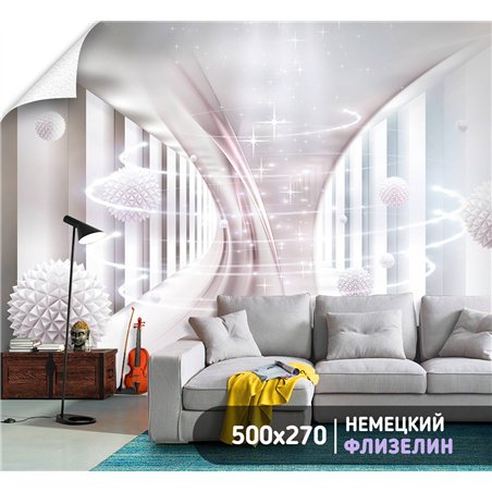 Фотообои для интерьера - 500х270см из 5и полос. Обои для стен, оформление спальни, детской комнаты, кухни, гостинной.