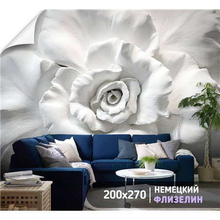 Фотообои для интерьера - 200х270см из 2х полос. Обои для стен, оформление спальни, детской комнаты, кухни, гостинной.