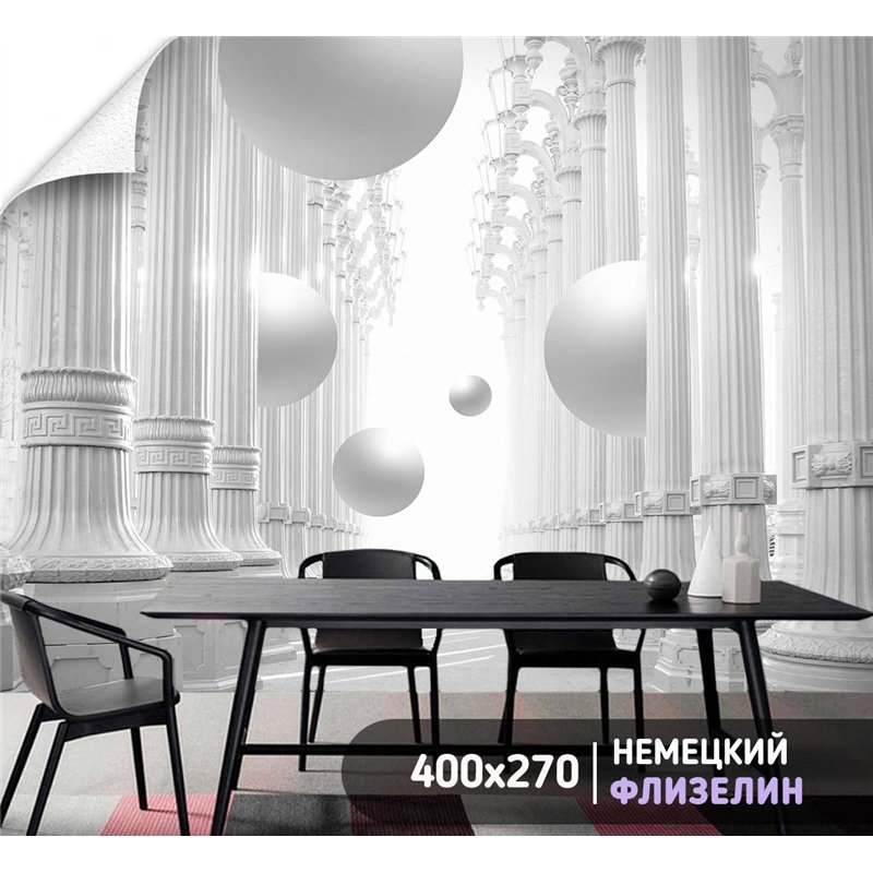 Фотообои для интерьера - 400х270см из 4х полос. Обои для стен, оформление спальни, детской комнаты, кухни, гостинной.