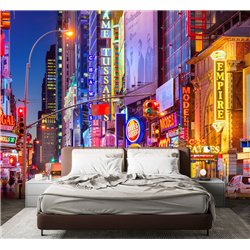 Фотообои ночной город 500х270 см для коридора