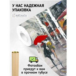 Фотообои Париж арт 200х270 см для декорирования стен в зале