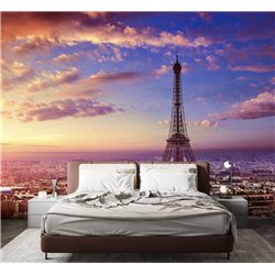 Фотообои для кухни Париж эйфелева башня 200х270 см флизелиновые с виниловым покрытием