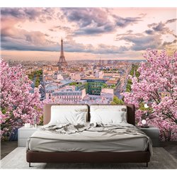 Фотообои в детскую Париж эйфелева башня 200х270 см флизелиновые с виниловым покрытием