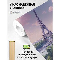 Фотообои для спальни Париж эйфелева башня 500х270 см интерьерные