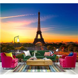 Фотообои Париж эйфелева башня 500х270 см для коридора