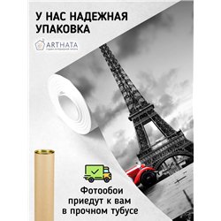 Фотообои Париж эйфелева башня ретро 400х270 см для спальни