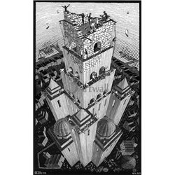 Вавилонская башня - Модульная картины, Репродукции, Декоративные панно, Декор стен