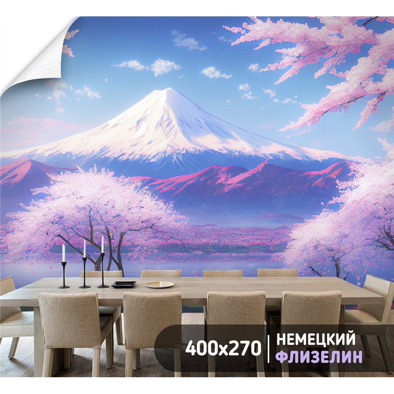 Фотообои в детскую Япония иллюстрация 400х270 см моющиеся