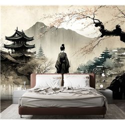 Фотообои для зала арт Япония 500х270 см интерьерные