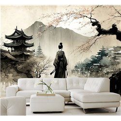 Фотообои для зала арт Япония 500х270 см интерьерные